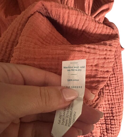 MARINE LAYER Annabella Gauze Tiered Maxi Dress Medium - Picture 6 of 6